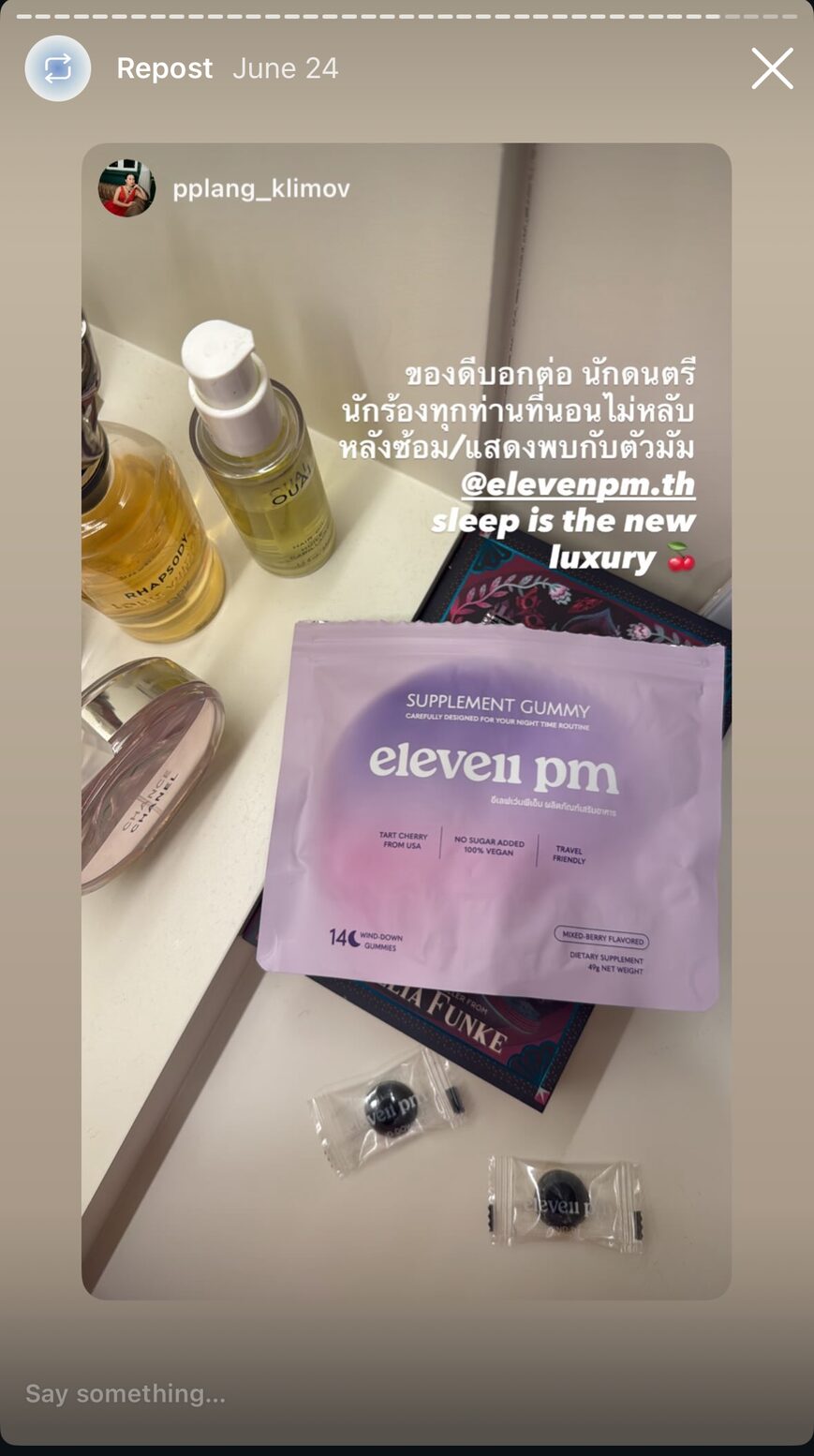 eleven pm sleep gummy real customer review — recommended for musicians who cannot sleep after a late show